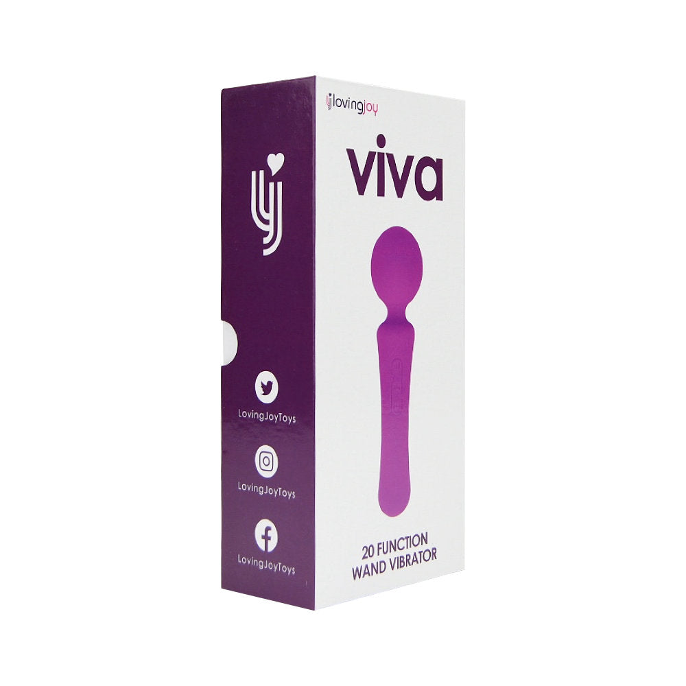 Loving Joy VIVA 20 Function Magic Wand Vibrator Loving Joy