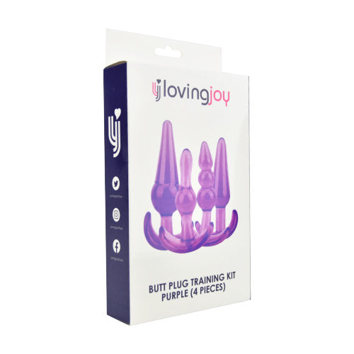 Loving Joy Butt Plug Training Kit Purple Loving Joy