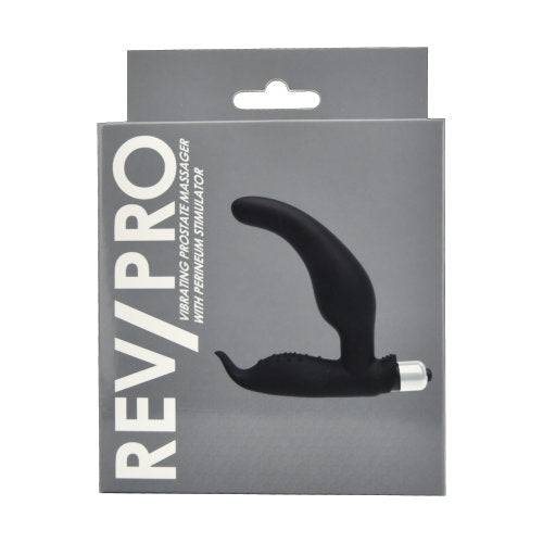 Rev-Pro Vibrating Prostate Massager with Perineum Stimulator REV