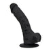 Loving Joy 9 Inch Realistic Silicone Dildo with Suction Cup and Balls Black Loving Joy