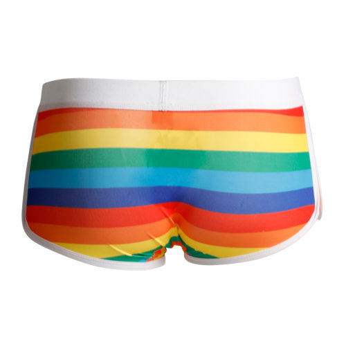 C4M Athletic Trunk Rainbow Small Cut 4 Men