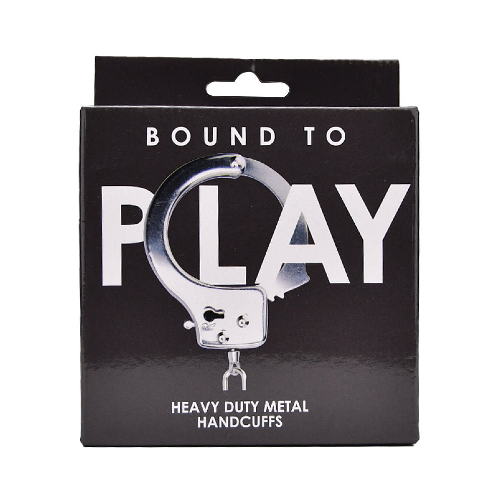 Bound to Play. Heavy Duty Metal Handcuffs Bound to Play