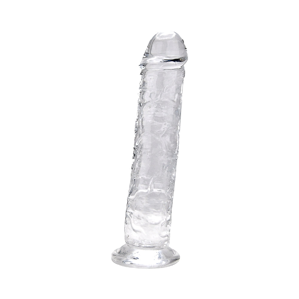 Loving Joy 7.5 Inch Suction Cup Dildo Clear Loving Joy