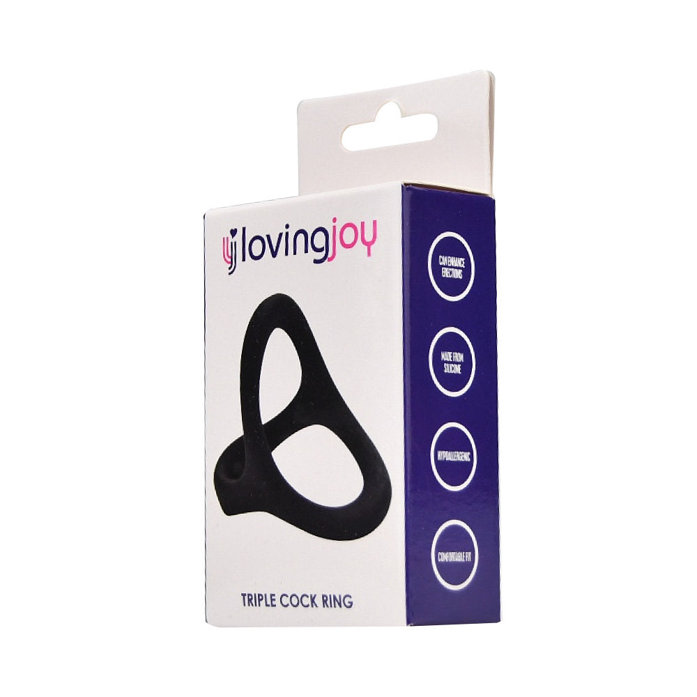 Loving Joy Silicone Triple Cock Ring Loving Joy