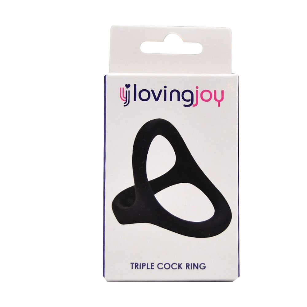 Loving Joy Silicone Triple Cock Ring Loving Joy