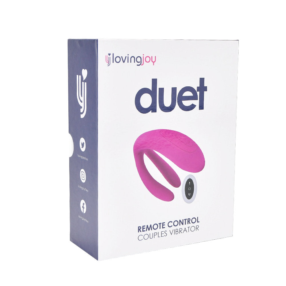 Loving Joy Duet Remote Control Couples Vibrator Loving Joy