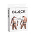 C4M Dungeon Black Leatherette Jockstrap Medium Cut 4 Men