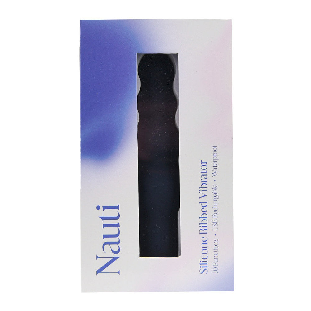 Nauti Silicone Ribbed Vibrator NAUTI