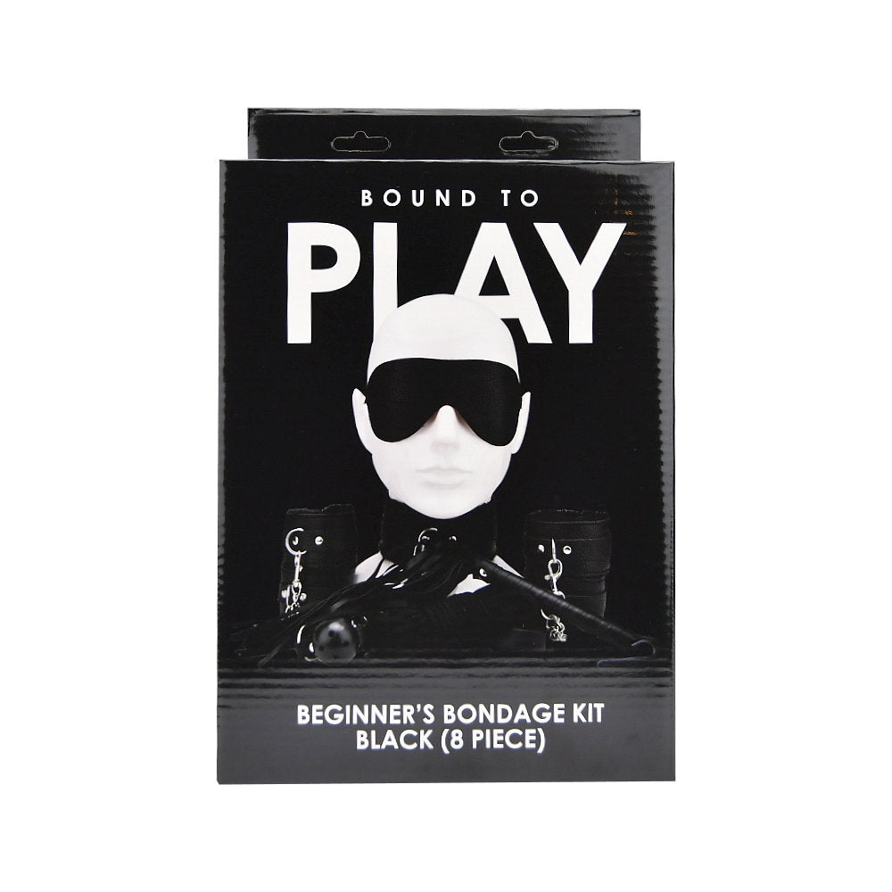 Bound to Play Beginner's Bondage Kit Black (8 Piece) Bound to Play