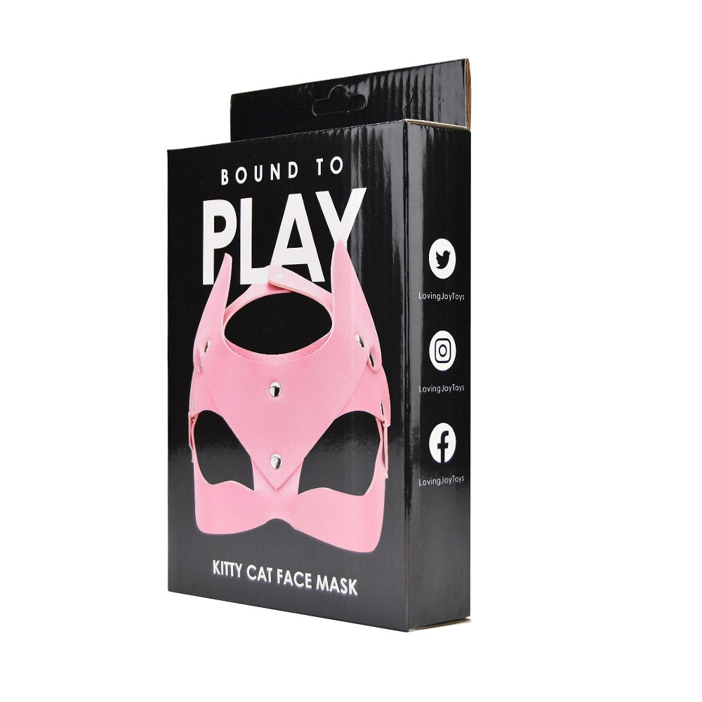 Bound to Play Kitty Cat Face Mask Pink Bound to Play