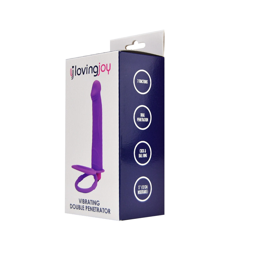 Loving Joy Double Penetration Strap On Vibrator Loving Joy