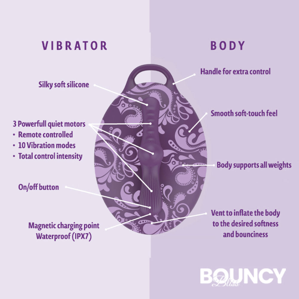 Bouncy Bliss Sit-On Vibrator Bouncy Bliss