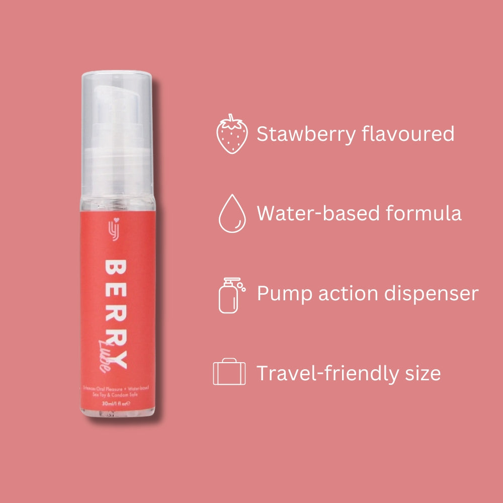 Loving Joy Strawberry Flavoured Lubricant 30ml Loving Joy Lubricants