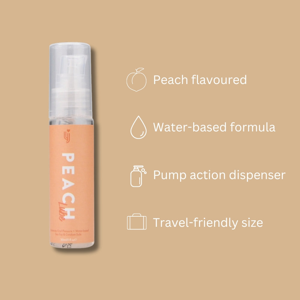 Loving Joy Peach Flavoured Lubricant 30ml Loving Joy Lubricants