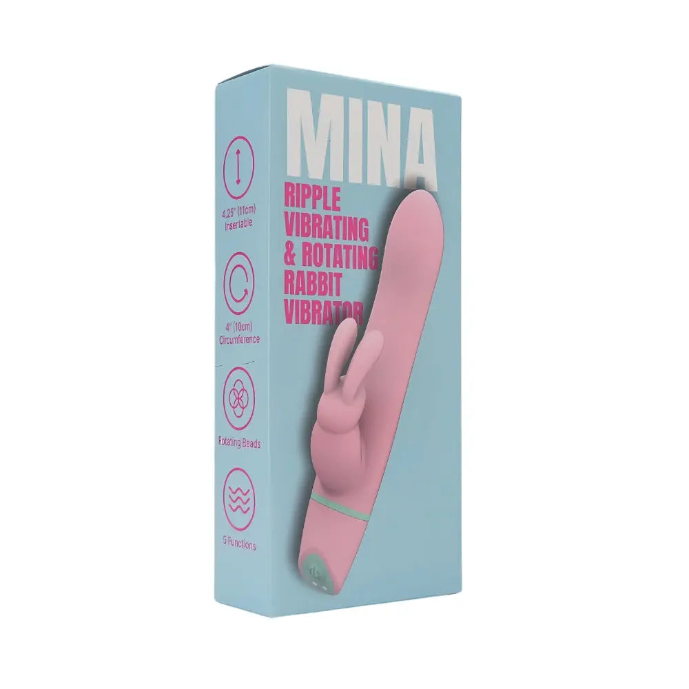 Mina Ripple Vibrating & Rotating Rabbit Vibrator MINA