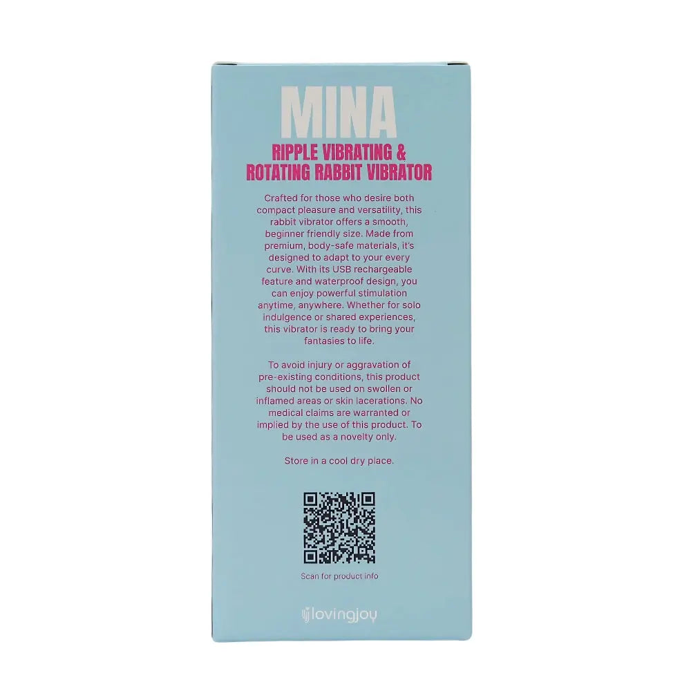 Mina Ripple Vibrating & Rotating Rabbit Vibrator MINA