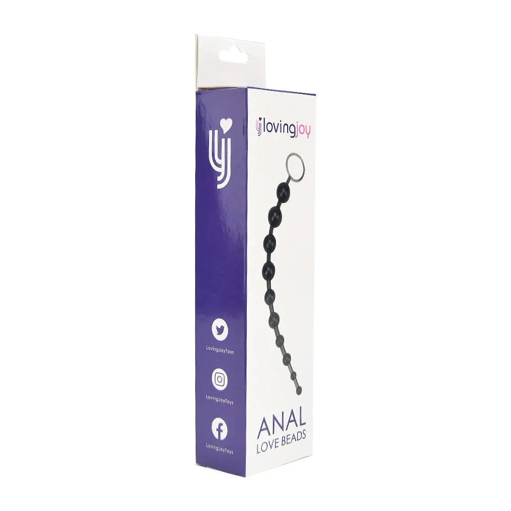 Loving Joy Anal Love Beads Black Loving Joy