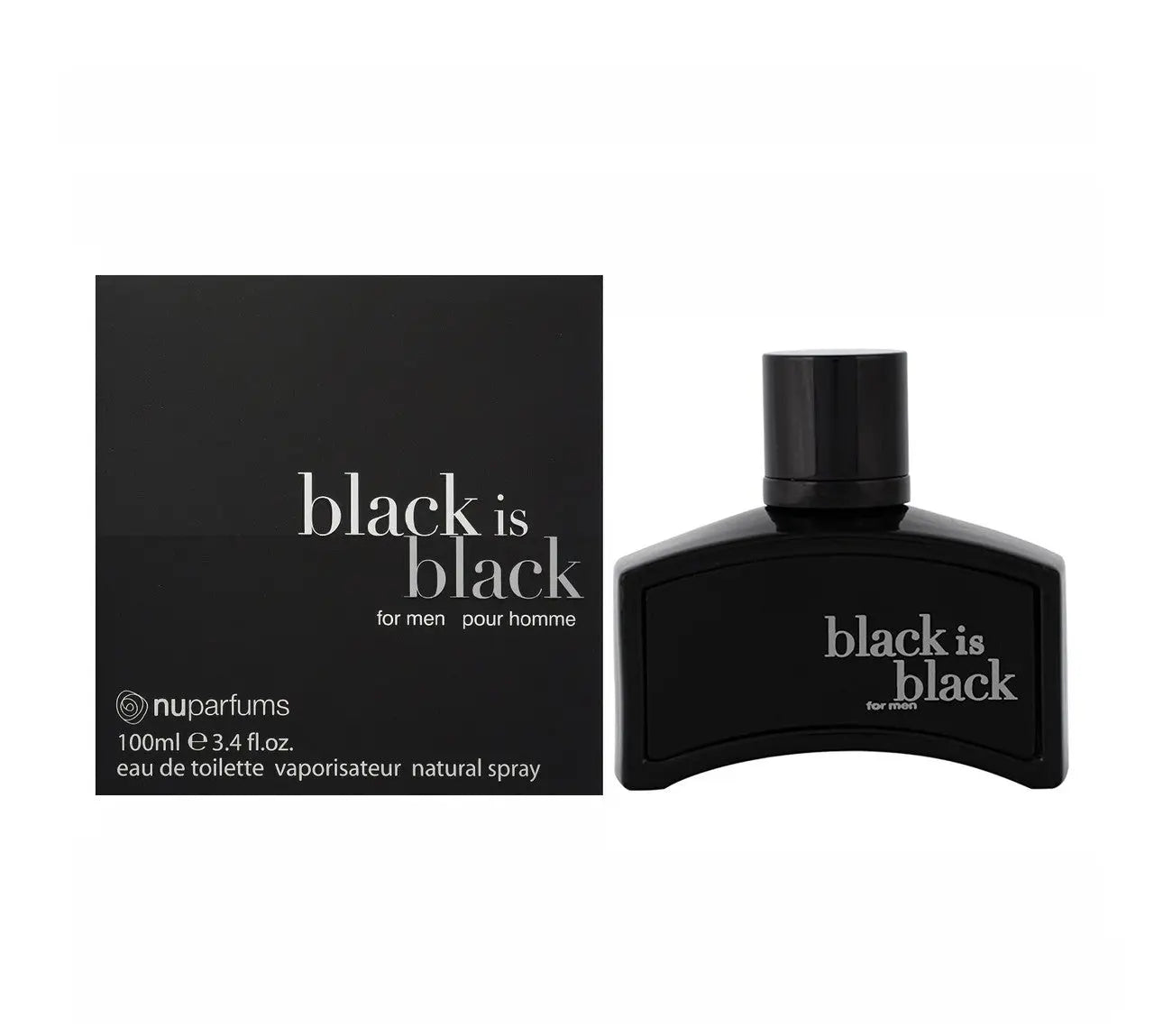 Black Is Black 3.4 Eau De Toilette Spray For Men Private Label