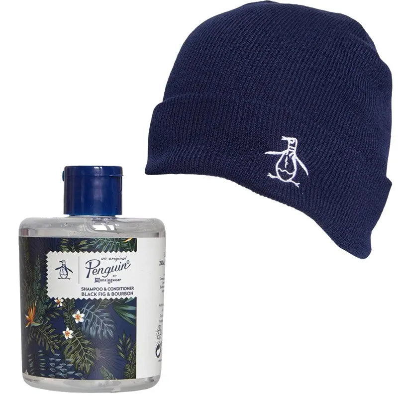 Original Penguin Mens Body Wash and Beanie Set Multi - The Beauty Store