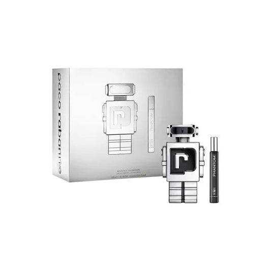 Paco Rabanne Phantom 2 Pcs Set For Men: 5.1 Eau De Toilette Spray + 0.34 Eau De Toilette Spray Paco Rabanne