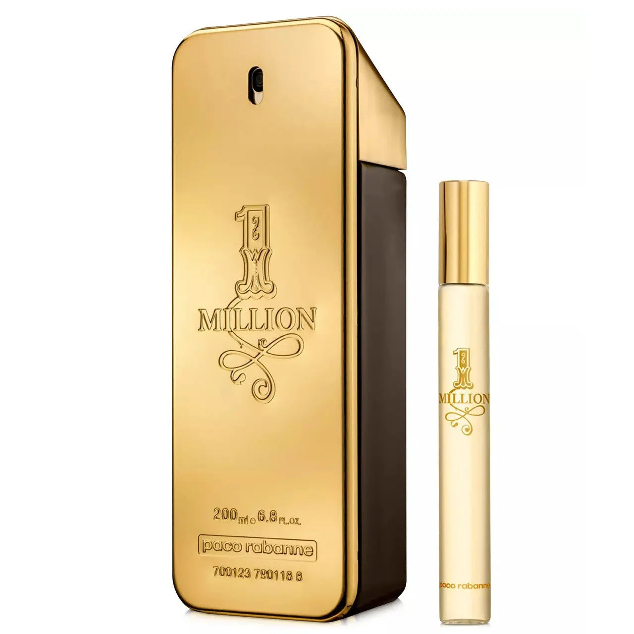 Paco Rabanne One Million 2 Pcs Set For Men: 3.4 Eau De Toilette Spray + 0.34 Eau De Toilette Spray Paco Rabanne