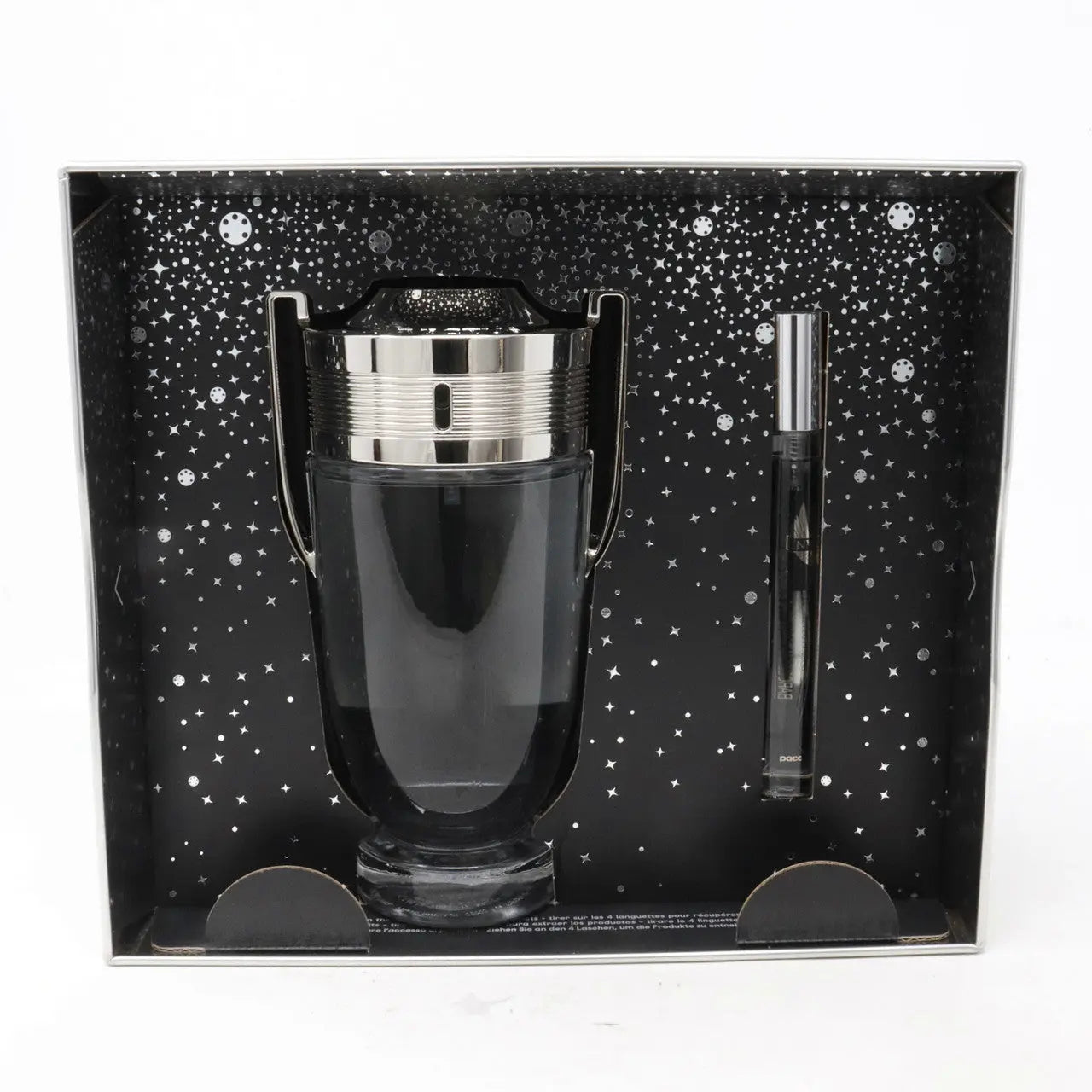 Paco Rabanne Invictus 2 Pcs Set For Men: 6.7 Eau De Toilette Spray + 0.34 Eau De Toilette Spray. Paco Rabanne