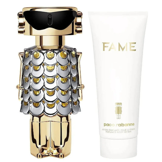 Paco Rabanne Fame 2 Pcs Set For Women: 1.7 Eau De Parfum Spray + 2.5 Body Lotion Paco Rabanne