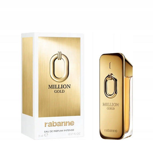 Paco Rabanne Million Gold 5 Ml Eau De Parfum Intense Mini For Men Paco Rabanne