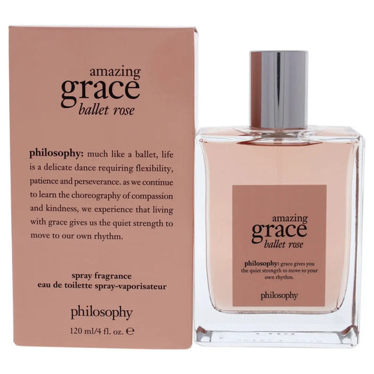 Philosophy Amazing Grace Ballet Rose 4 Oz Eau De Toilette Spray For Women Philosophy