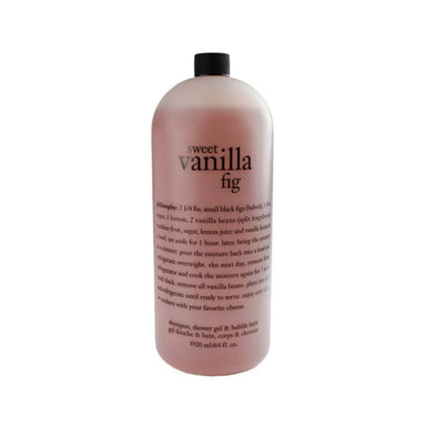 Philosophy Sweet Vanilla Fig Shampoo, Shower Gel & Bubble Bath 1920ml - The Beauty Store