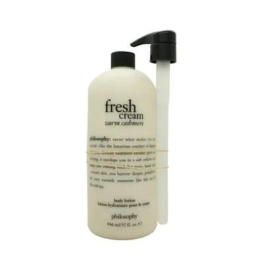 Philosophy Fresh Cream Warm Cashmere Body Lotion 946ml - with Pump - The Beauty Store