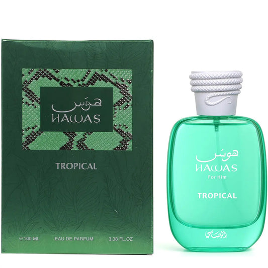 Rasasi Hawas Tropical 3.38 Eau De Parfum Spray For Men Rasasi