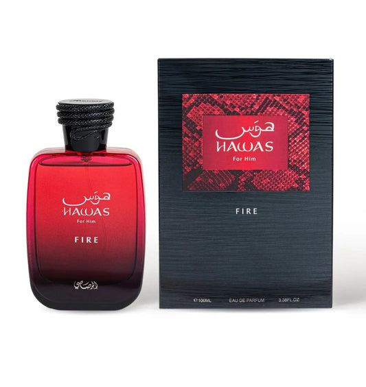 Rasasi Hawas Fire 3.4 Eau De Parfum Spray For Men Rasasi