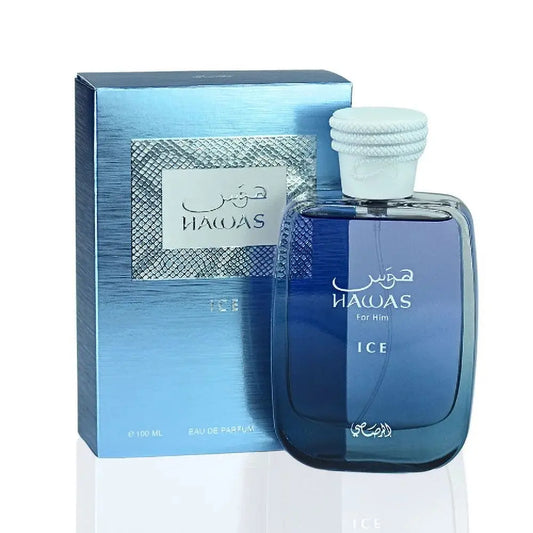 Rasasi Hawas Ice 3.38 Eau De Parfum Spray For Men Rasasi