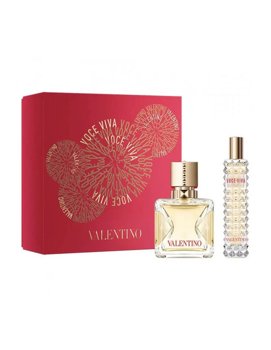 Valentino Voce Viva 2 Pcs Set For Women: 3.4 Eau De Parfum + 0.5 Eau De Parfum Valentino