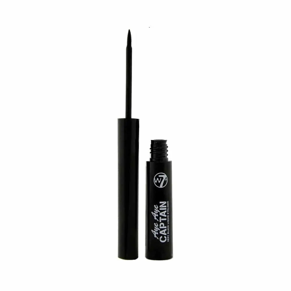 W7 Cosmetics Aye Aye Captain Very Black Liquid Eyeliner 5ml - The Beauty Store