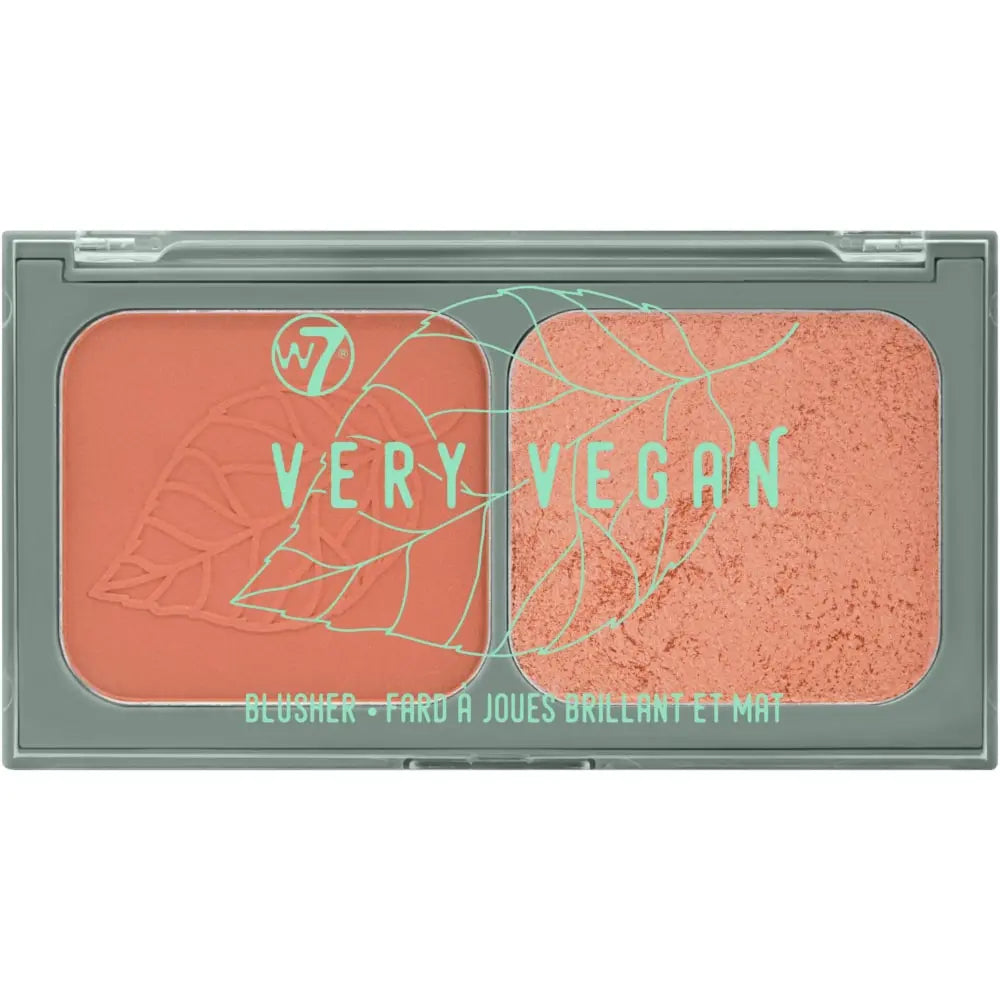 W7 Cosmetics Very Vegan Duo Blusher - The Beauty Store