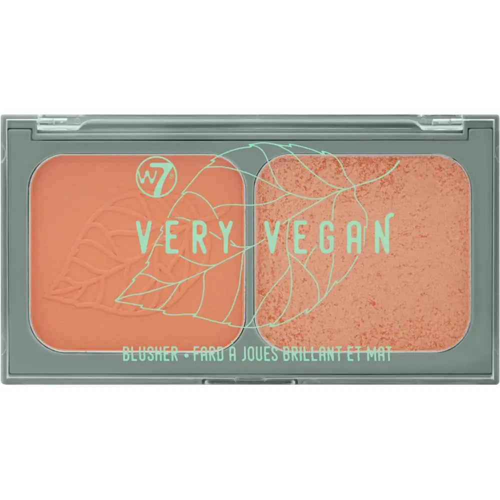 W7 Cosmetics Very Vegan Duo Blusher - The Beauty Store