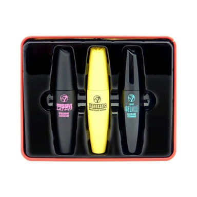 W7 Cosmetics Ka-Pow! Knock-Out Lashes Mini Black Mascara Trio - The Beauty Store