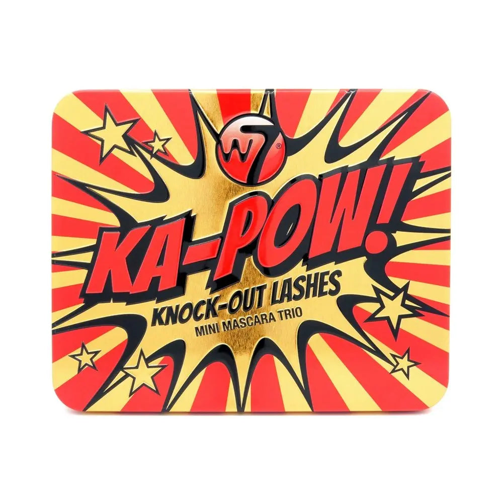 W7 Cosmetics Ka-Pow! Knock-Out Lashes Mini Black Mascara Trio