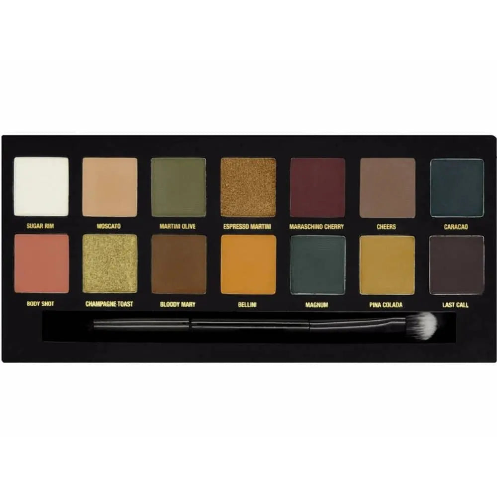 W7 Cosmetics On the Rocks 14-Piece Eyeshadow Palette - The Beauty Store