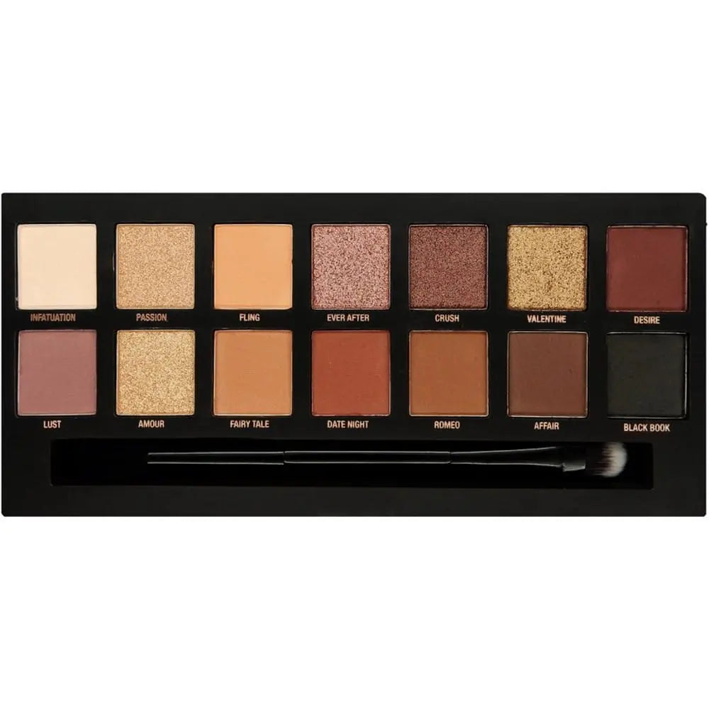 W7 Cosmetics Romanced 14-Piece Eyeshadow Palette - The Beauty Store