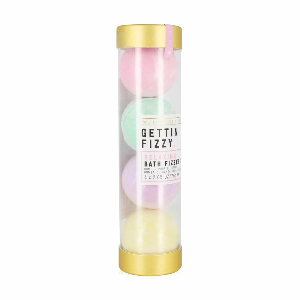 We Live Like This. Getting Fizzy Bath Fizzers 4 x 75g - The Beauty Store