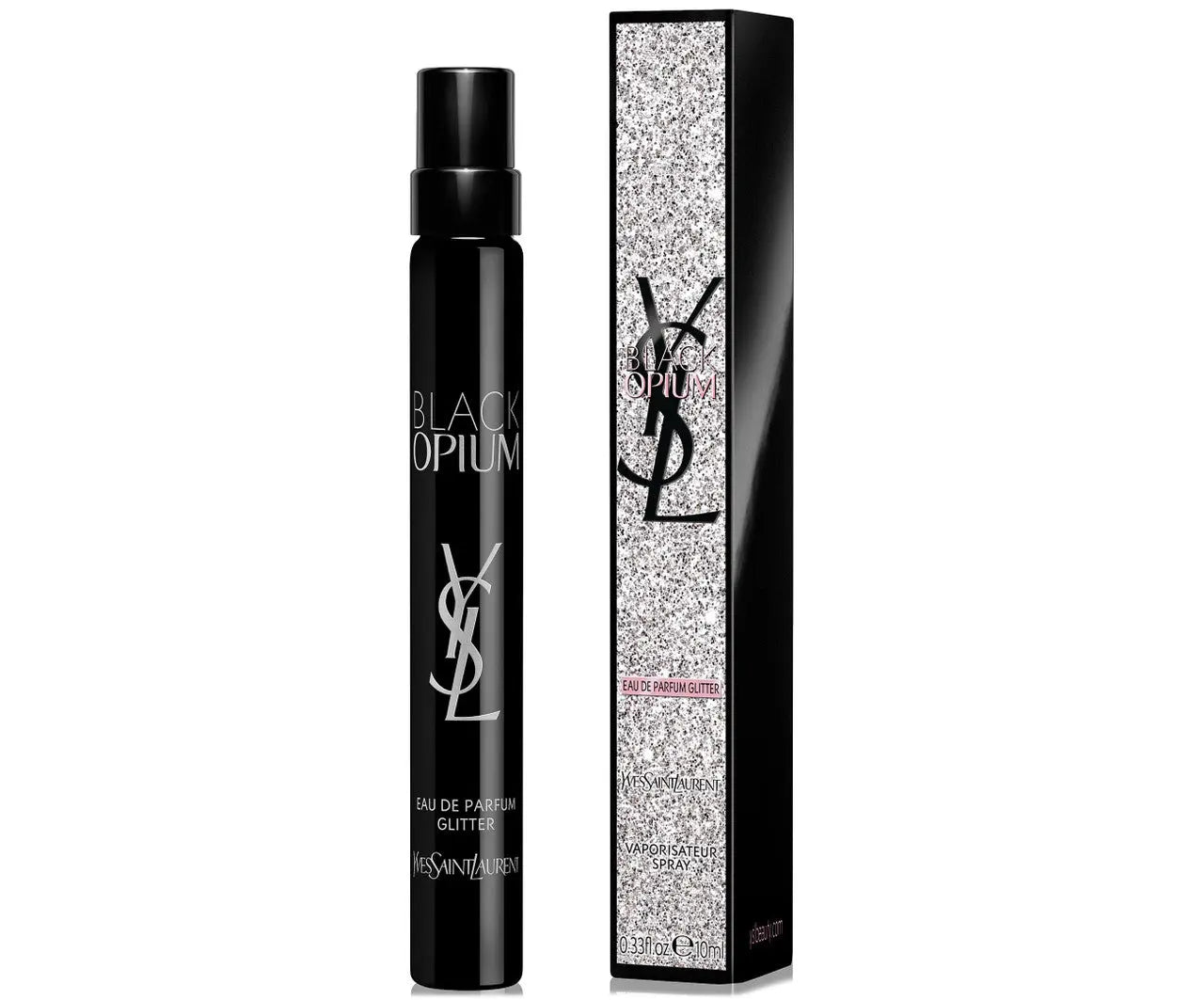 Ysl Black Opium Glitter 0.33 Eau De Parfum Spray For Women Yves Saint Laurent