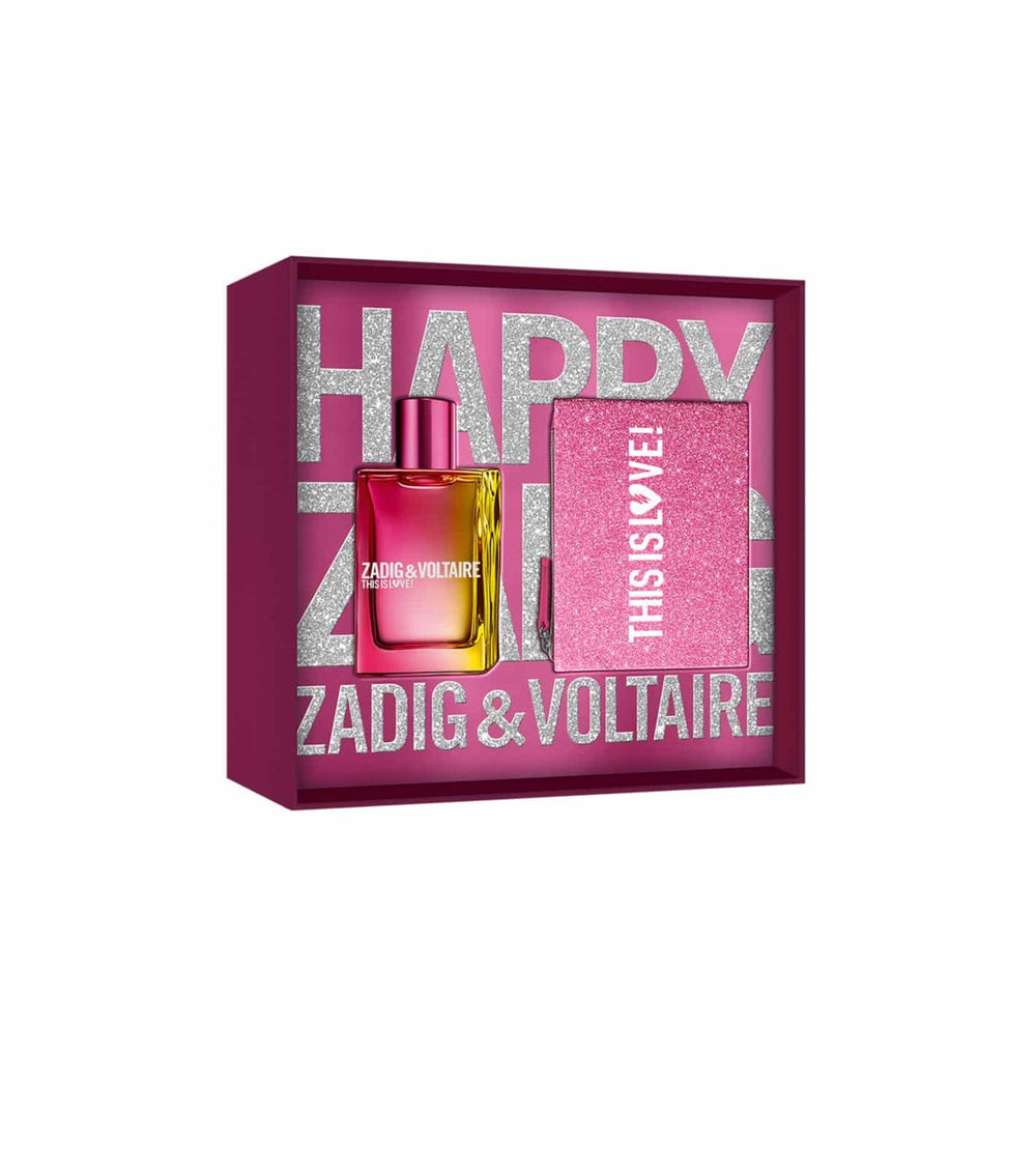 Zadig & Voltaire This is Love! for Her Set: EDP Spray 50ml + Bag