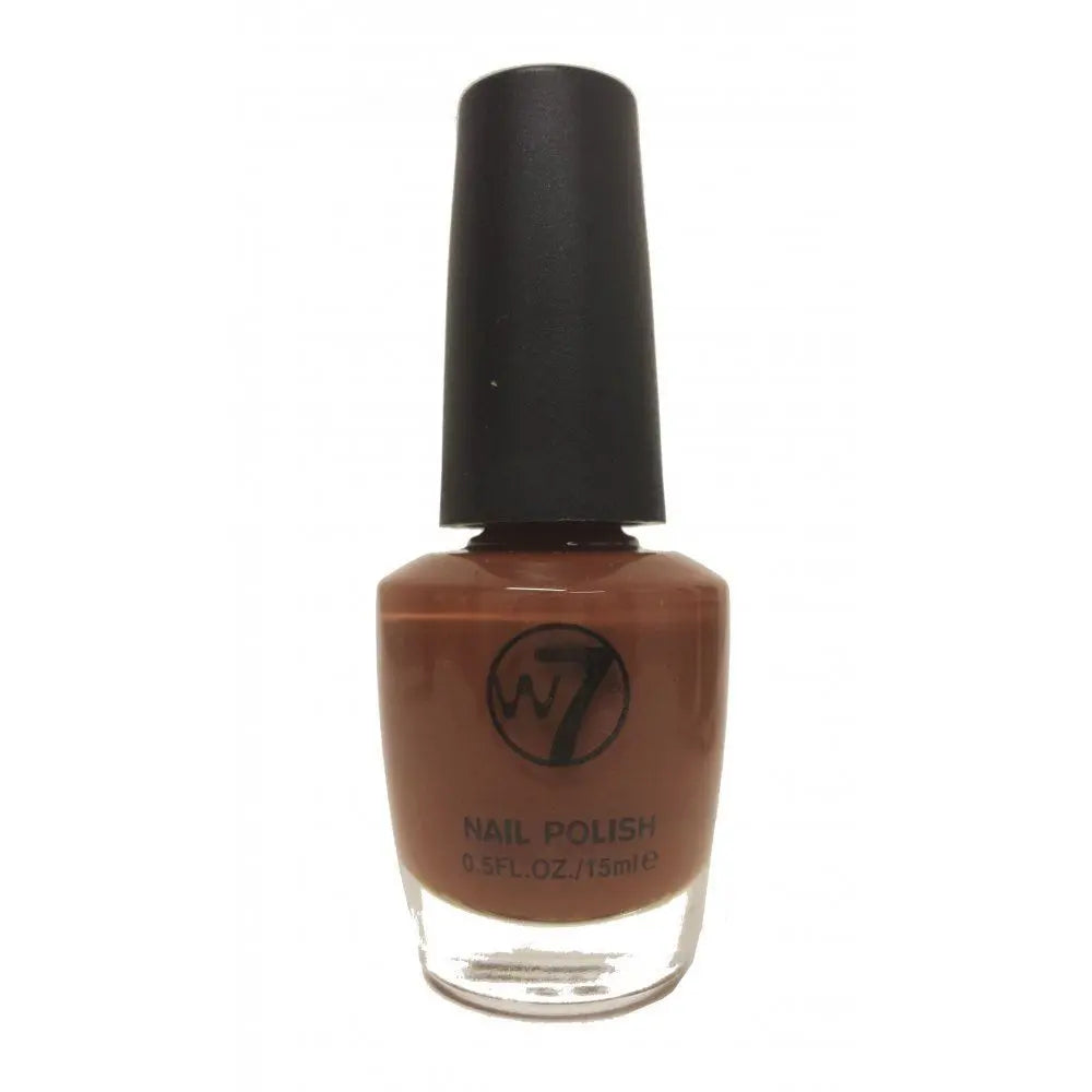 W7 Cosmetics Brown/Nude Nail Polish 15ml - The Beauty Store