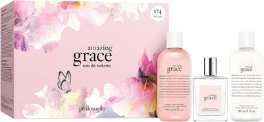 PHILOSOPHY AMAZING GRACE SET: 1 x EDP SPRAY 60ML / 1 x FIRMING BODY EMULSION 180ML /  1 x SHOWER GEL 180ML Default