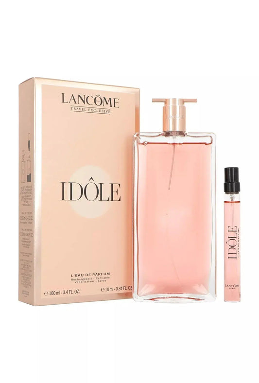 Lancome Idole 2 Pcs Set For Women: 3.4 L'Eau De Parfum Spray + 0.34 L'Eau De Parfum Spray Lancome