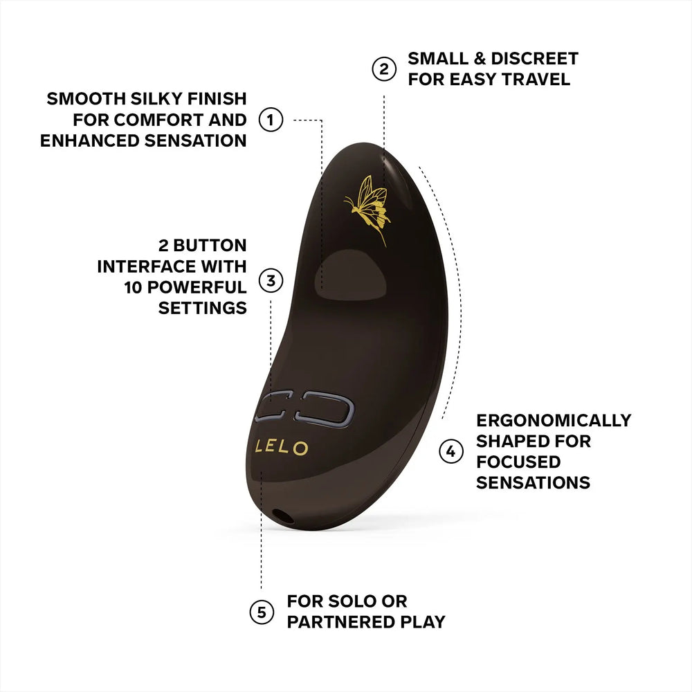 LELO Nea 3 Personal Clitoral Massager - Black LELO