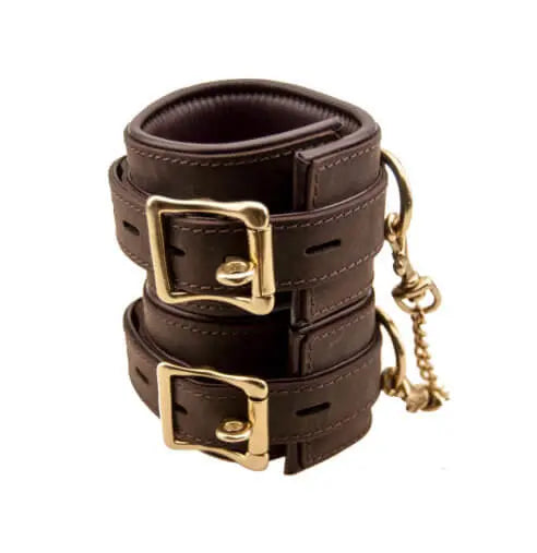 BOUND Nubuck Leather Wrist Restraints Bound